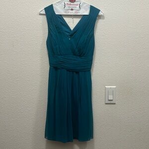 Silk evening dress green size: OP
